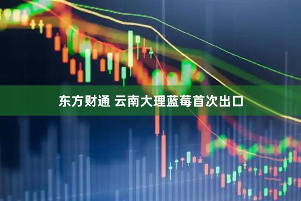 东方财通 云南大理蓝莓首次出口