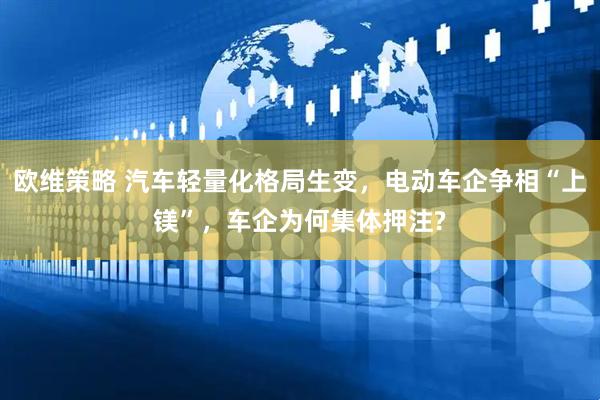 欧维策略 汽车轻量化格局生变，电动车企争相“上镁”，车企为何集体押注?